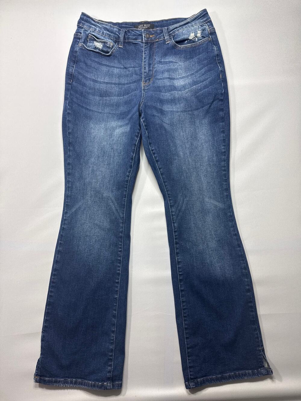 Judy Blue Women's Bootcut Stretch Blue Jeans - Size 16W (32x31)
